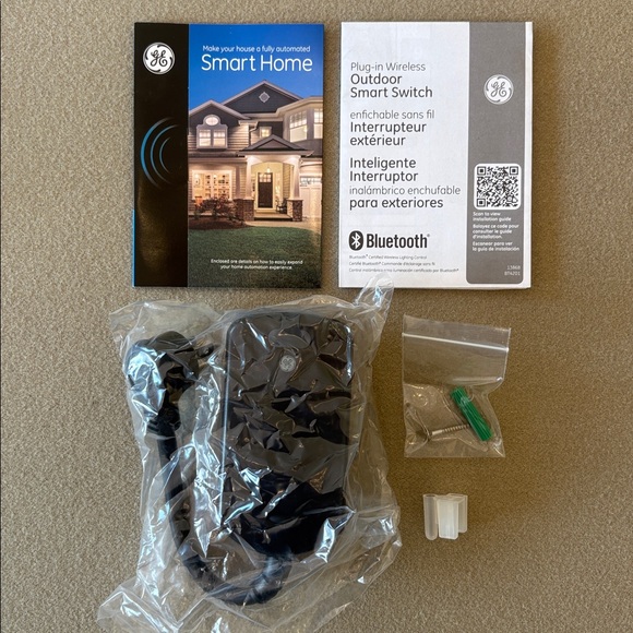 New GE Outdoor Plug In Smart Switch 13868 Wireless Bluetooth Any Mobile Device - Picture 7 of 7